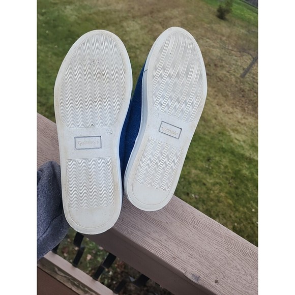 Gottstein Shoes Womens US 10 EU 42 US Wool Felt Lace Up Blue Casual Low Top - Picture 4 of 6